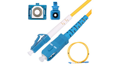 Patchcord Jednomodowy, Simplex, G652D, 3mm, 2m Extralink LC/UPC-SC/UPC