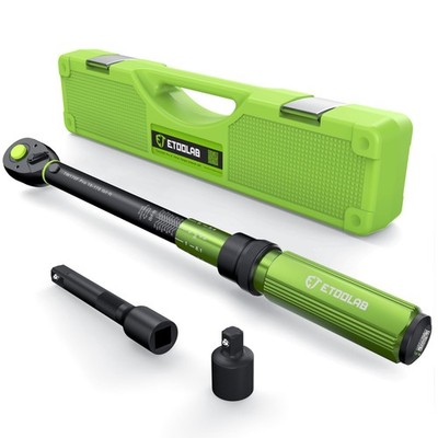 etoolab 1/2 Drive Click Torque Wrench Dual-Range10-170.0ft.lb/13.60-230.5Nm3% Pr