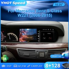 Android 14 Car Stereo GPS 4G Carplay Für Mercedes-Benz S-Klasse W221 W216 64GB Android 14 Car Stereo GPS 4G Carplay Für Mercedes-Benz S-Klasse W221 W216 64GB