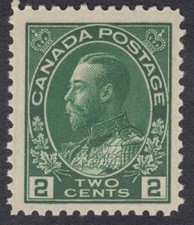 Canada - #107  King George V Admiral - MH