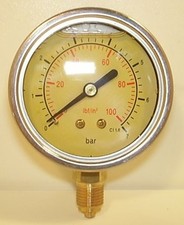 4 BAR 63mm STEM PRESS GAUGE P040051