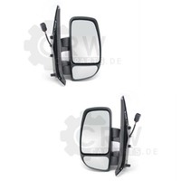 AußEnspiegel Set Schwarz FüR Renault Master III 10/03- Konvex Beheizbar 5 -Polig