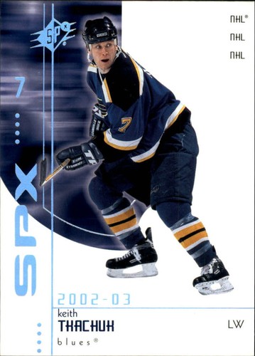 2002 SPx Keith Tkachuk #64 card