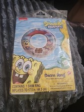 What Kids Want SpongeBob SquarePants Swimming Ring Pool Float Tube - 17.5 inch