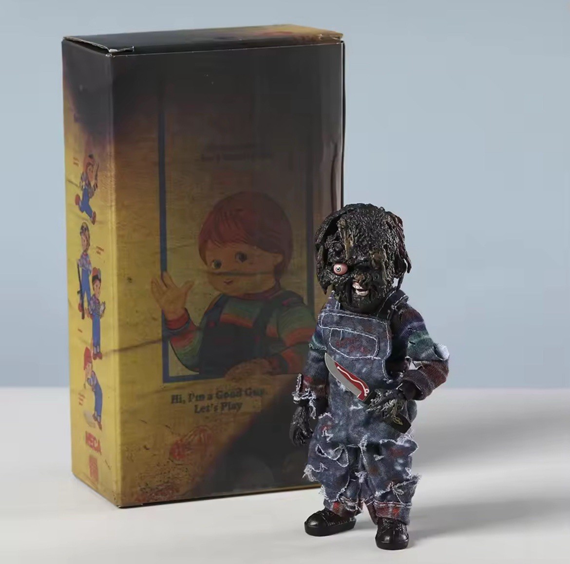Child's Play Neca Chucky Good Guy Doll Charred Scream Factory