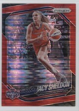 2025 Panini Prizm WNBA Red Pulsar Prizm 10/299 Jacy Sheldon #113 0wz