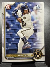 2022 Bowman #BCP-128 Felix Valerio SN