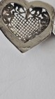 VINTAGE STERLING SILVER Lockett Heart Shaped BEAUTIFUL DESIGN — photo 6