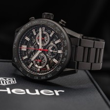 TAG Heuer Carrera Calibre Heuer 02 – Black Ceramic Skeleton Chronograph