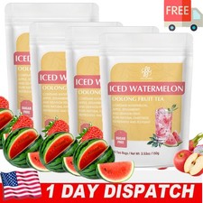 1/2/4pack Oolong Tea with Strawberry, Watermelon, apple Natural Energy Support
