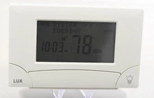 Lux TX9000TS Touch Screen Seven-Day Programmable Thermostat Working 100%