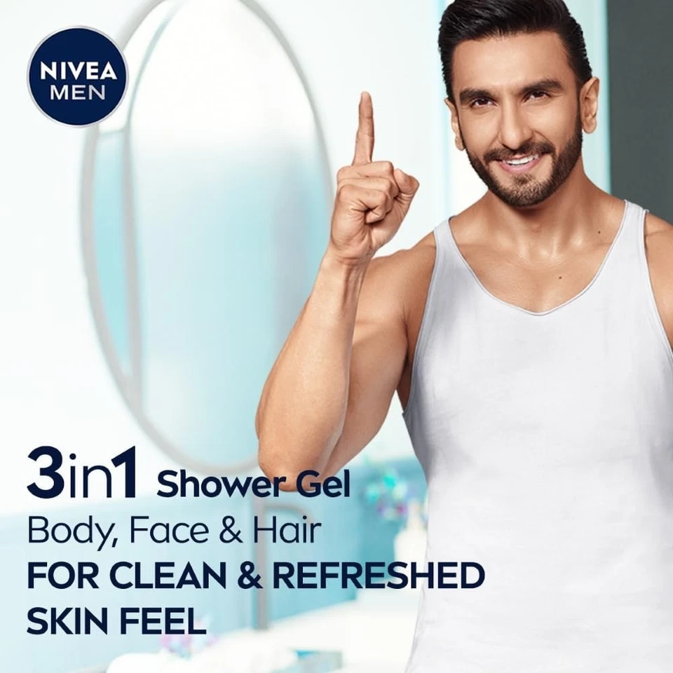 NIVEA MEN Active Clean Shower Gel 500ml | With Natural Charcoal | Deep Cleansing - image 4 of 4