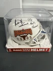 Vince Young Signed Mini Helmet Texas 05 National Champs Rare Inscription Beckett