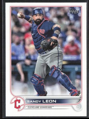 2022 Topps Sandy Leon Cleveland Guardians #353