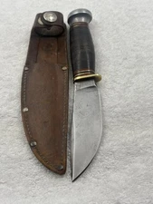 Marbles Vintage Hunting Woodcraft Fixed Blade Knife Made In Gladstone MI USA
