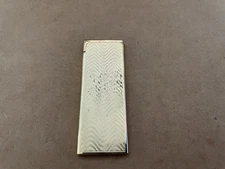 Vintage COLIBRI Pocket Lighter Japan gold tone wiggles #16