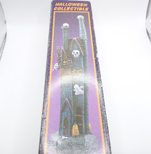 Vintage Windsor Collection Halloween Village Haunted House Tall 12" w/ Box