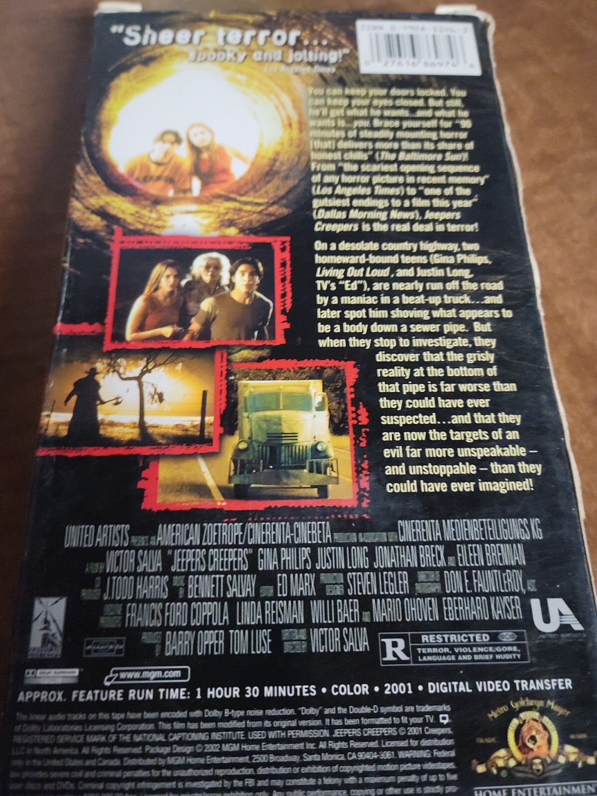 Jeepers Creepers Vhs 27616869746 eBay