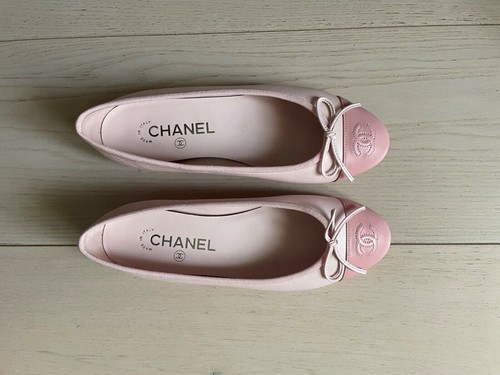 Ballerine Chanel flat EU 37 rosa bellissime pink VERY RARE TO FIND | eBay