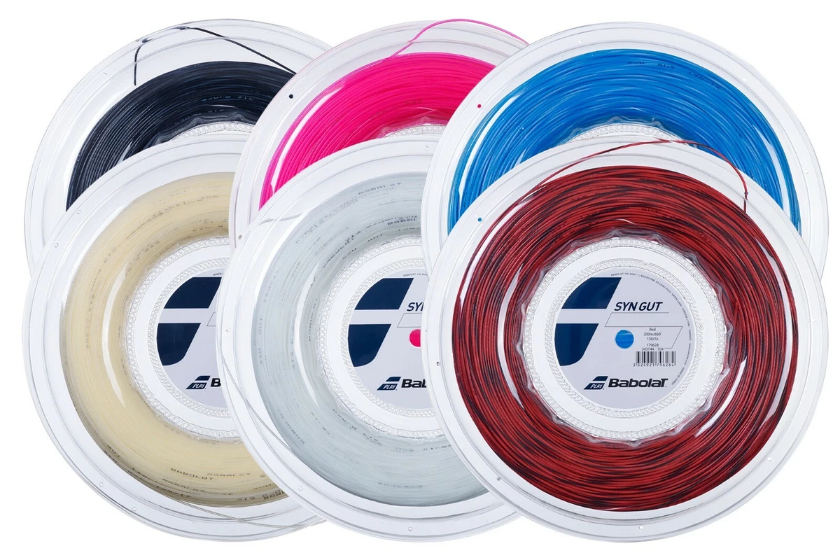 Babolat Synthetic Syn Gut Tennis Racket String - 200m Reel