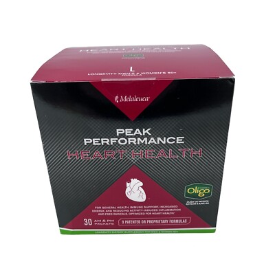Melaleuca Mens & Womens 50+ Peak Performance Heart Health Longevity 60 Pk  *READ