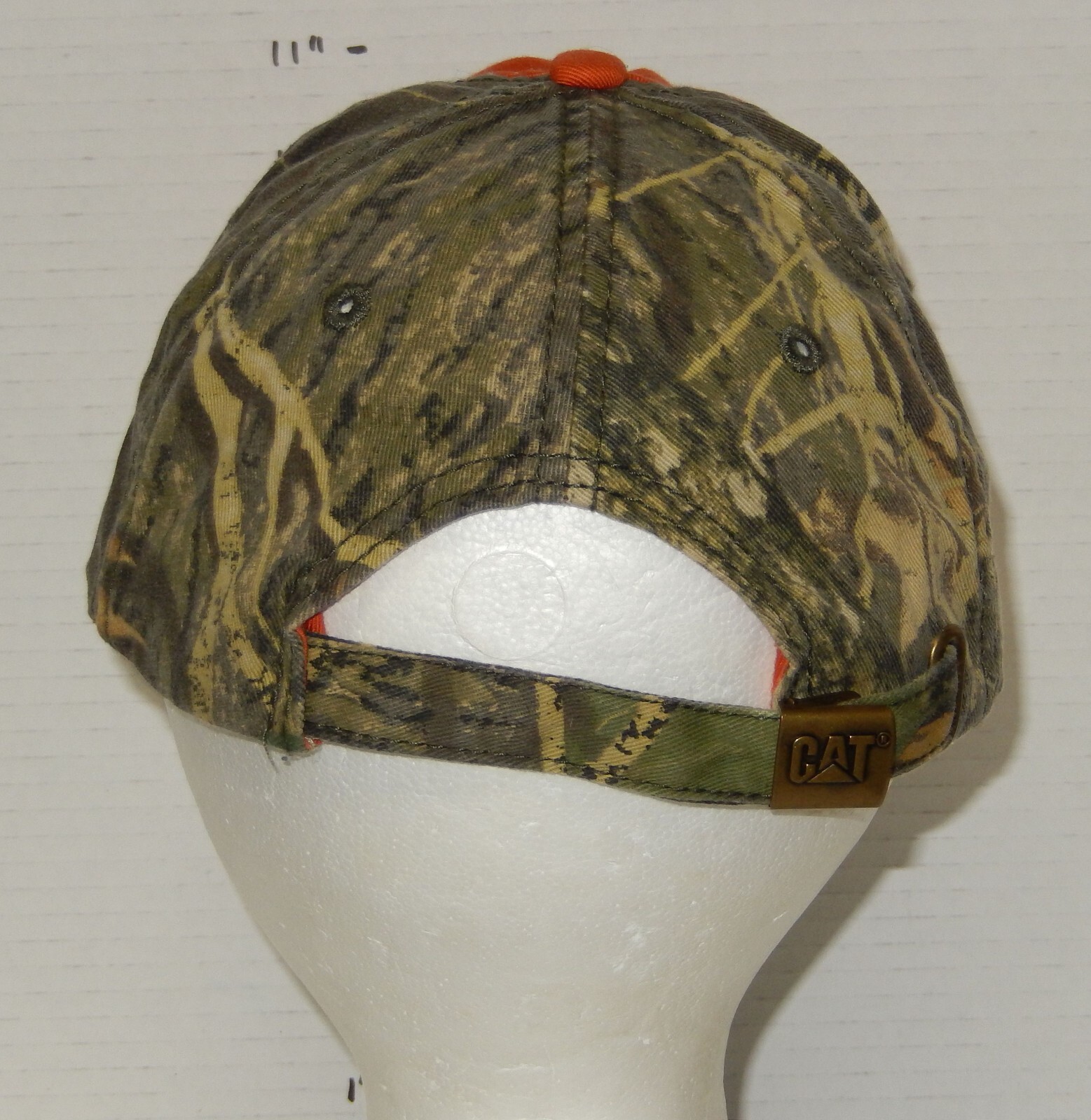 caterpillar Construction adjustable Hat Cap Orang… - image 3