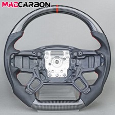 Real Carbon Fiber Steering Wheel For Land Rover Defender 90 110 130 No Heated