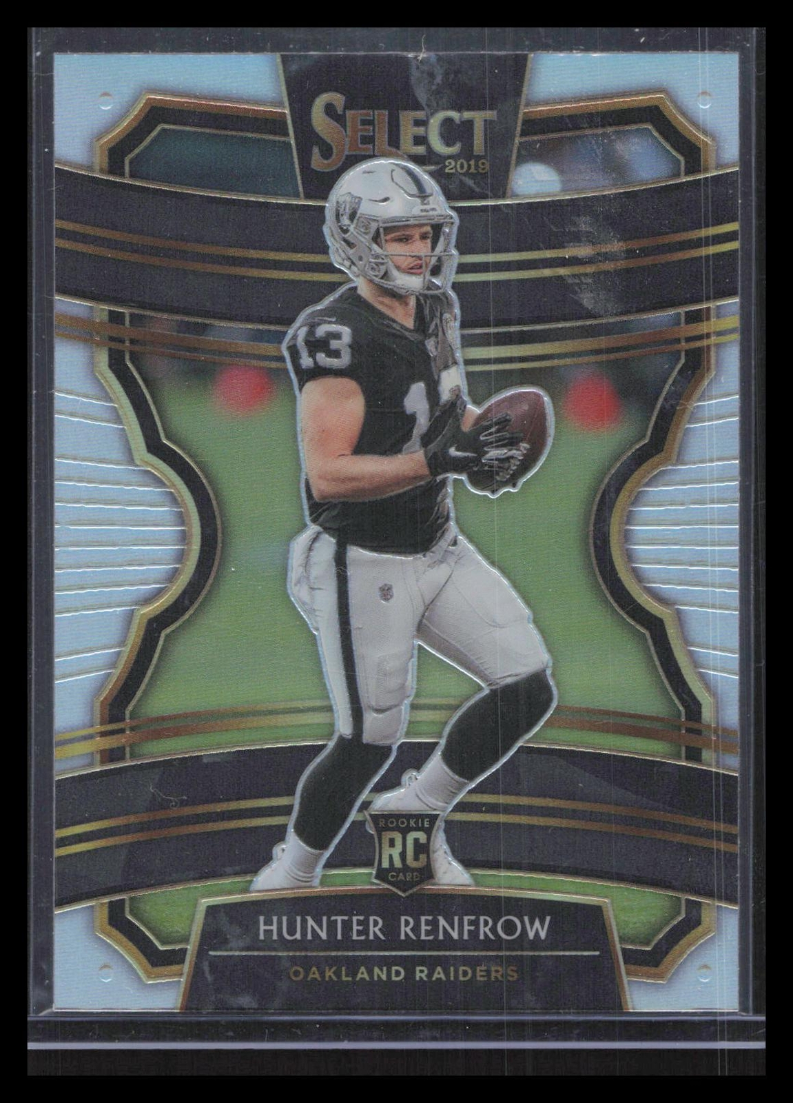 2019 Panini Select #33 Hunter Renfrow Silver Prizm
