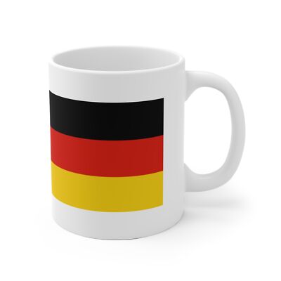 Tasse mit Deutschland Flagge - Kaffeetasse - Teetasse  