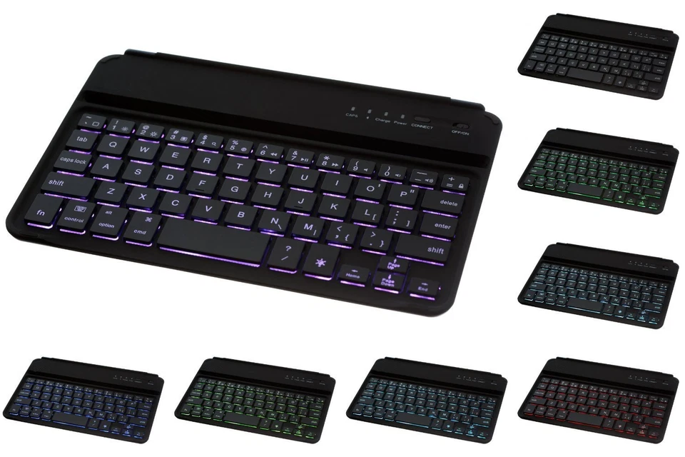 Brand New Zotech Illuminated Bluetooth Keyboard Aluminum Cover for iPad mini/2 - Image 4 of 4