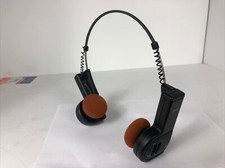 VINTAGE CASIO AM FM WALKMAN Stereo Radio RH-100J Headphones. Tested