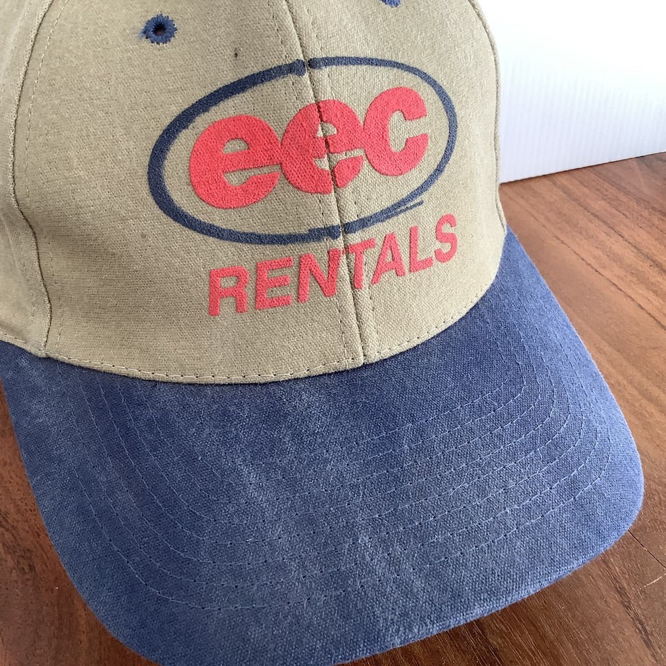 Strapback Hat EEC Rentals Cap 6 Panels Nice Clean eBay