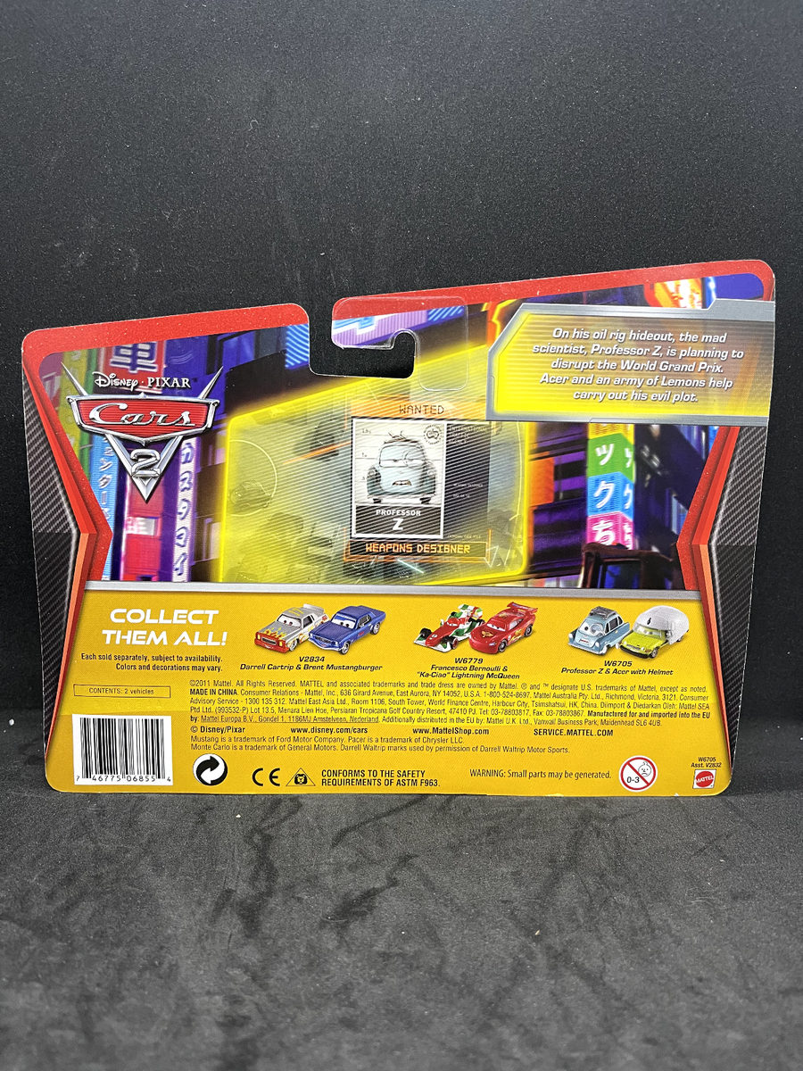 Disney Pixar Cars 2 - Movie Moments Exclusive Professor Z - Acer