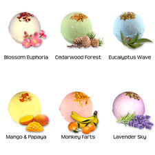 500 Wholesale Organic 3.2 oz each Bath Bomb Gift Party Favor for Women USA Vegan