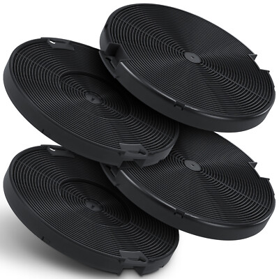 4x Aktivkohlefilter 155mmØ passend wie AEG 4055093712 EFF75 Dunstabzugshaube