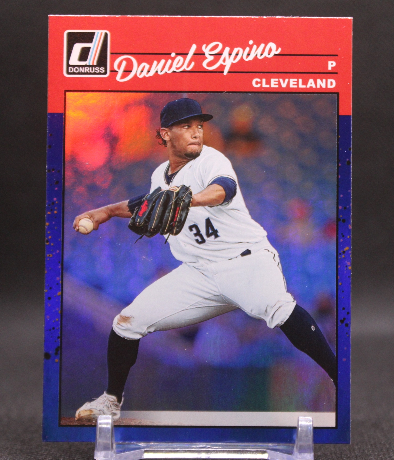 Daniel Espino #245 2023 Donruss Holo Blue Cleveland Indians