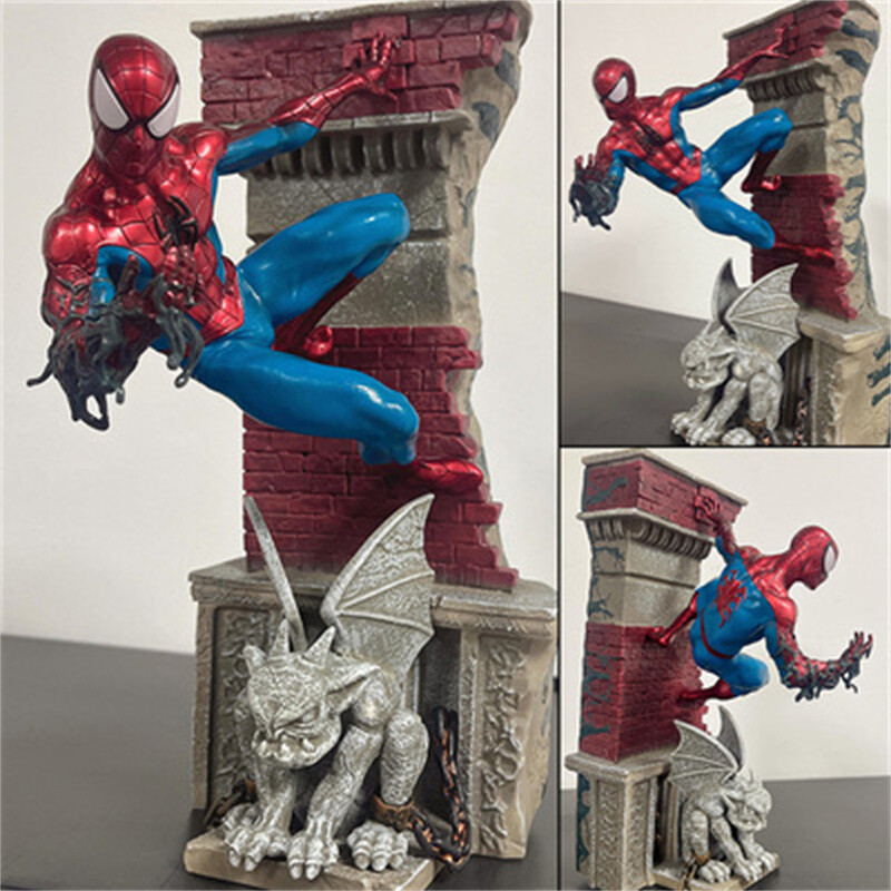 A STATUE OF PETER, MILES AND VENOM!?