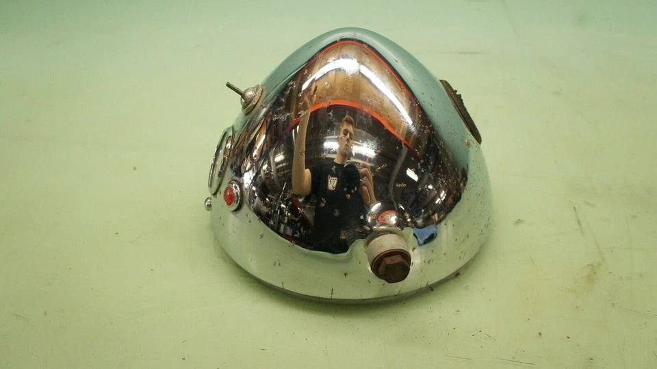 Royal Enfield Interceptor 750 750 1970 RE Twin MKII MK2 *1455 cubo de faros Foto 3 de 4