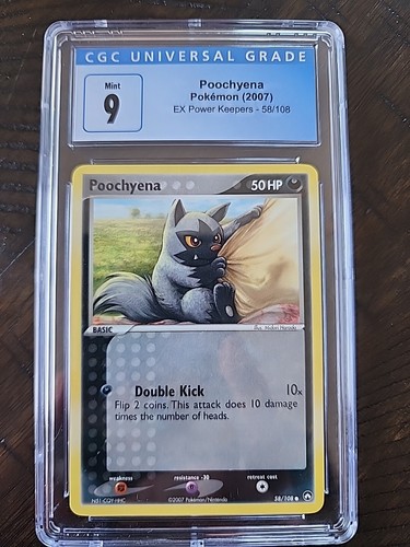 Poochyena graded CGC 9 for sale on eBay