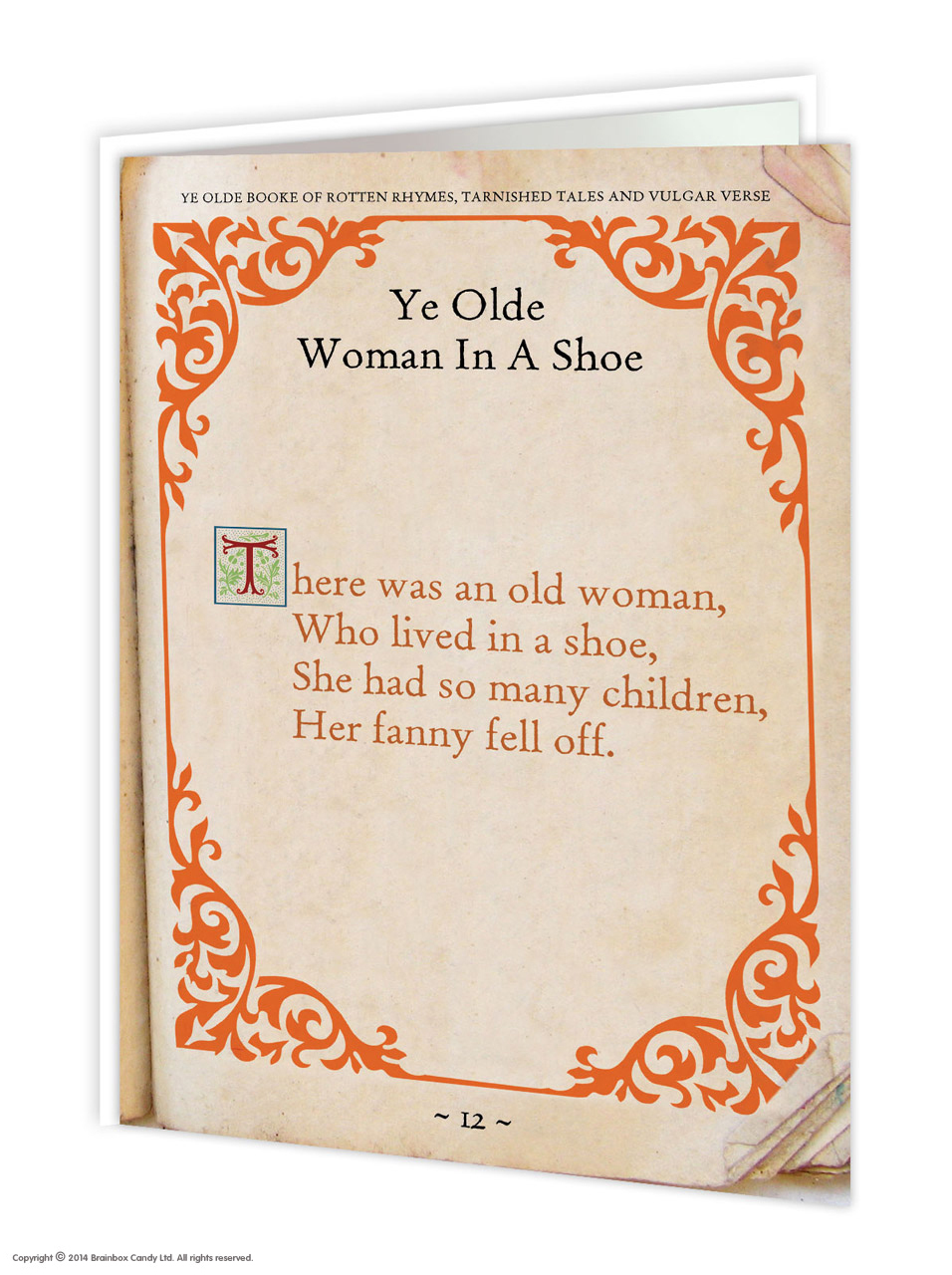 Brainbox Candy Rude birthday greetings card funny offensive humour cheeky joke