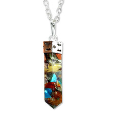 Chakra Pendant Orgone Necklace 7 Chakra Gemstone Orgonite Crystal Jewellery