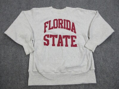 Champion Florida State リバースウィーブ スウェット フロリダ VINTAGE 90s Champion Sweater Mens XL Gray Florida State