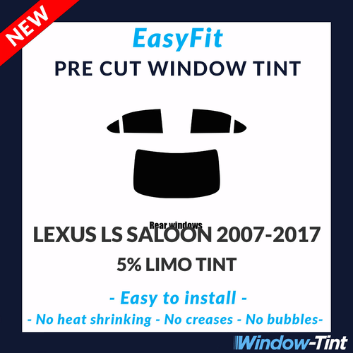 Fácil de Colocar Estática Pre Cortado para Ventana Tinte para Lexus Ls , 4-door - 第 1/3 張圖片