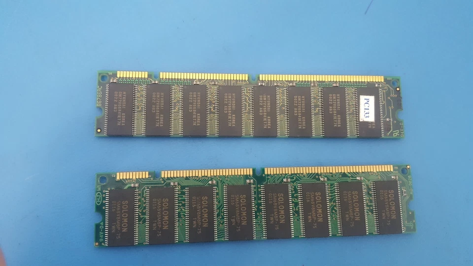 Memory Module, RAM, 168 pin, 64MB, 16X64, 2 Pcs - Image 2 of 2