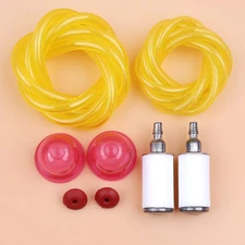 8x Platic Fuel Line Filter Primer Cap Check Valve For Weed Eater Blower Trimmers