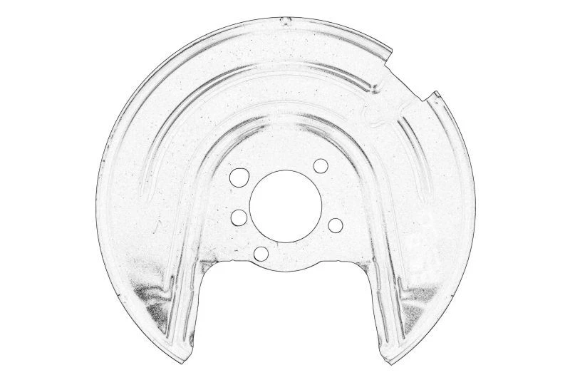 OE VW Abdeckung Bremsscheibe hinten L 5Q0 615 611M für LEON, OCTAVIA 3 1.0-2.0D - Bild 1 von 1