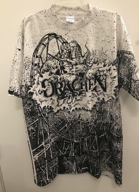 Vintage Drachen Fire Roller Coaster Busch Gardens All Over ...