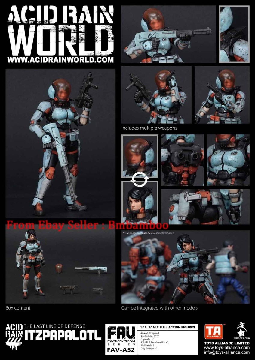 アシッドレイン　ACID RAIN FAV-A52 イツパパロトル　1/18 Acid Rain World 1/18 FAV-A52 Itzpapalotl Female Soldiers Action