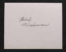 12193 Herbert Wiedemann Winter Sport??? autograph
