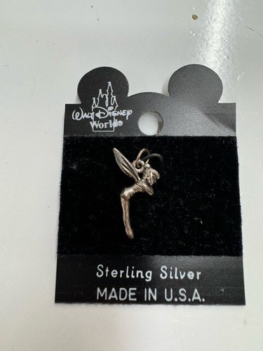 Vintage Walt Disney World Sterling Silver Tinker Bell Charm New Tinkerbell - 第 1/3 張圖片